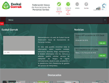 Tablet Screenshot of euskal-gorrak.org